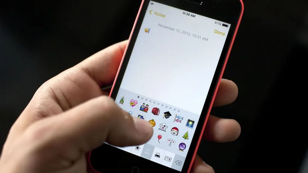 Emoji, mobitel, simbol