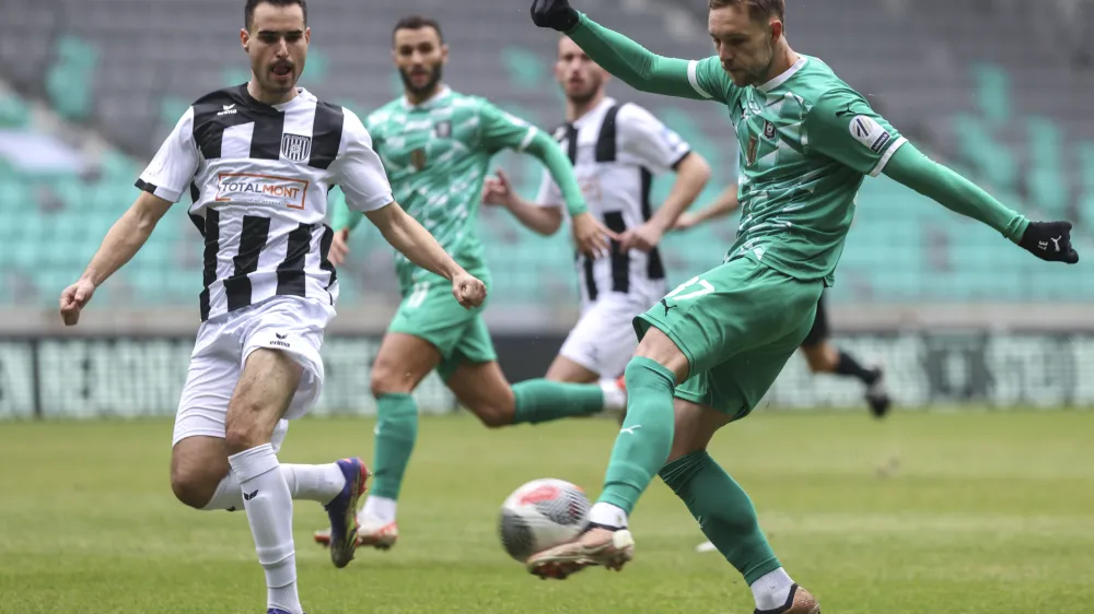 Pedro Lucas - 10.02.2024 - nogomet - 1. SNL, Olimpija: Roga&scaron;ka<br> <br>//FOTO: Jaka Gasar<br>