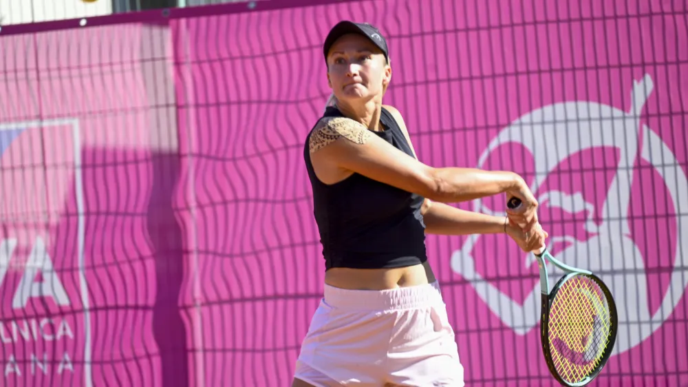 Dalila Jakupović  - 11.09.2023 &ndash;&Scaron;portni park Tivoli - ženski teni&scaron;ki turnir WTA 125 Zavarovalnice Sava Ljubljana, tenis  //FOTONik Erik Neubauer