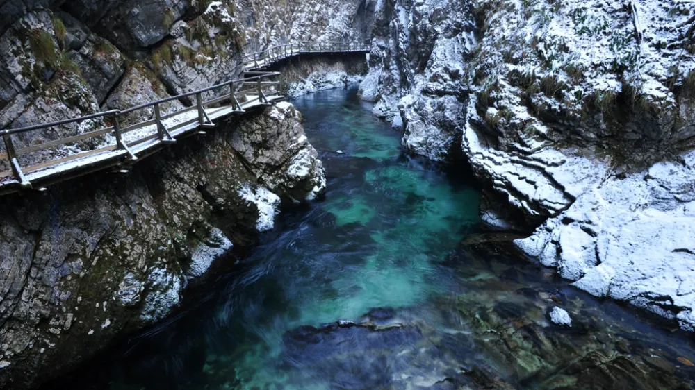 Blejski vintgar, reka Radovna