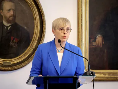 Ljubljana, Slovenska matica.<br>Osrednja slavnostna akademija ob 160-letnici Slovenske matice, slavnostna govornica je bila predsednica republike Natasa Pirc Musar.