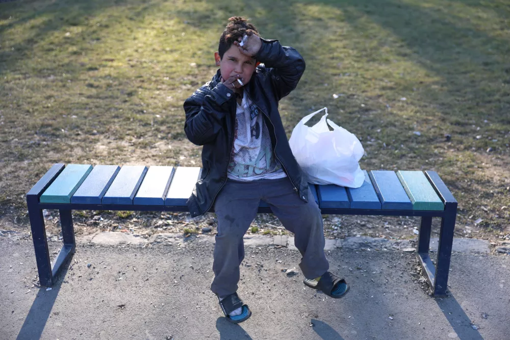 - februar 2024 - Lunik IX, romsko naselje, kjer živijo najsiroma&scaron;nej&scaron;i ljudje. Ko&scaron;ice, Slova&scaron;ka- romi, cigani, rev&scaron;čina, siroma&scaron;tvo, geto //FOTO: Jaka GasarOPOMBA: ZA OBJEKTIV - REPORTAŽA