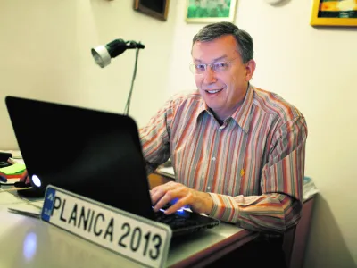 - Dr. Andrej Stare, slovenski zdravnik in &scaron;portni reporter.  //FOTO: Luka Cjuha