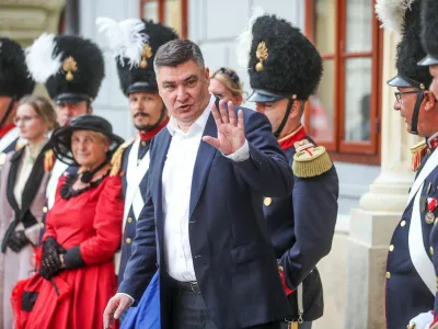 23.08.2023V., Varazdin - Predsjednik Republike obisao je tradicionalnu kulturno-turisticku manifestaciju Spancirfest 2023. <br><br> Photo: Slavko Midzor/PIXSELL