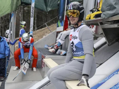 Urban Su&scaron;nik- 29.03.2023 &ndash; PLANICA - smučarski skoki - FIS finale svetovnega pokala v smučarskih skokih - preizkus letalnice bratov Gori&scaron;ek - //FOTO: Jaka Gasar