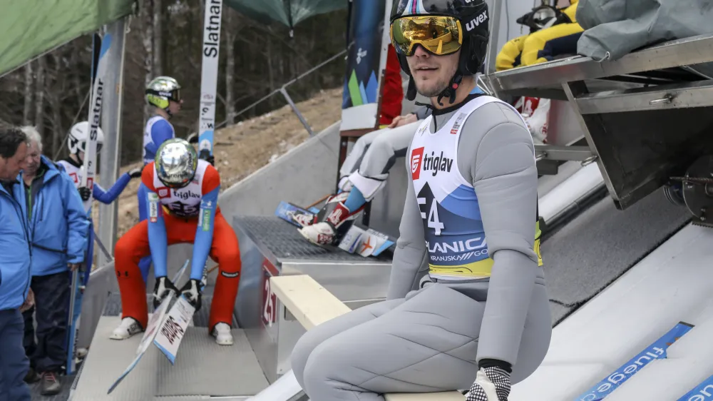 Urban Su&scaron;nik- 29.03.2023 &ndash; PLANICA - smučarski skoki - FIS finale svetovnega pokala v smučarskih skokih - preizkus letalnice bratov Gori&scaron;ek - //FOTO: Jaka Gasar