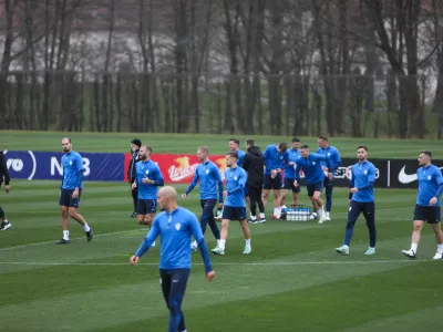 - 18.03.2024. Trening Slovenske nogometne reprezentance pred prijateljsko tekmo Portugalsko ob pripravah na Evropsko prvenstvo v Nemčiji 2024. Foto: Bojan Velikonja