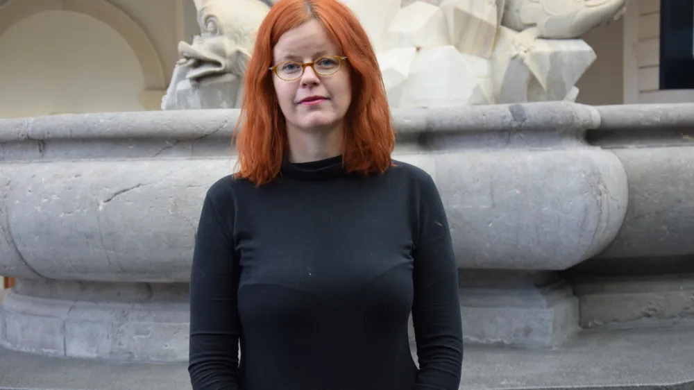 22.01.2016 - Gabriela Babnik, pisateljica, literarna kritičarka in prevajalka - specialistka za afri&scaron;ko književnost, katero prevaja in o njej pi&scaron;e za osrednje slovenske medije in strokovne revije. //FOTO