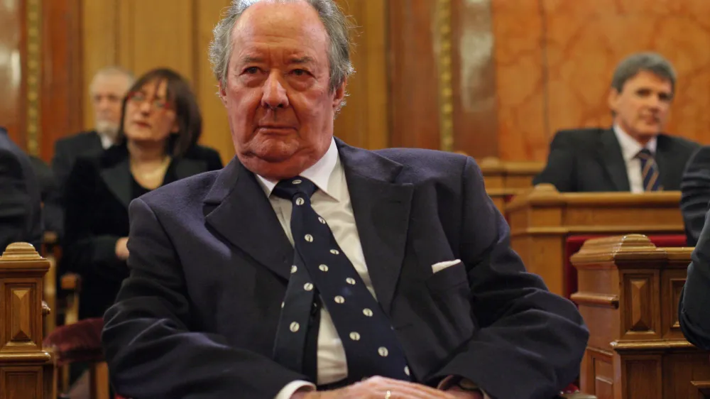 prejemnik častnega doktorata Igor Ozim  slavnostna seja Senata Univerze v Ljubljani v okviru tedna Univerze v Ljubljani, - podelitev častnih nazivov, ///FOTO: Luka Cjuha