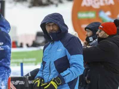 Andrea Massi- 07.01.2024 - Kranjska Gora - 60. Zlata lisica 2024 - svetovni pokal v alpskem ženskem smučanju &ndash; slalom - //FOTO: Luka Cjuha