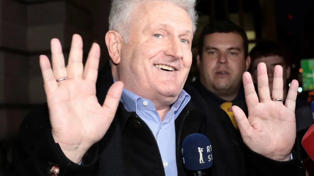 Agrokor&acirc;&euro;&trade;s owner Ivica Todoric, leaves Westminster Magistrates Court in London, Britain November 7, 2017. REUTERS/Simon Dawson