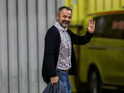 trener Domžal Du&scaron;an Kosić - 21.10.2023 &ndash; nogomet - Domžale: Olimpija, Prva liga Telemacha, 13. krog: //FOTO: Bojan Velikonja