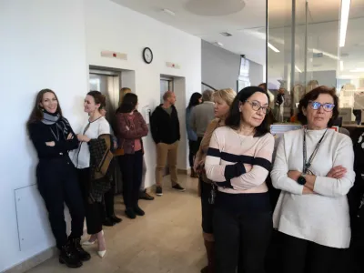 29.01.2024 - stavka upravnih enotupravna enota Linhartova 13Foto: Tomaž Skale