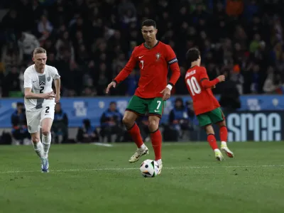 Cristiano Ronaldo26.3.2024 nogomet Slovenija - Portugalska prijatelska tekma - prijateljska nogometna tekma med reprezentancama Slovenije in PortugalskeFOTO: Luka Cjuha