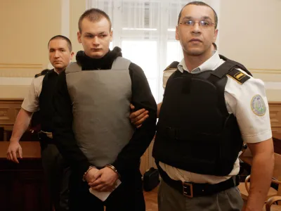 16. oktober 2008, Maribor - Okrožno sodi&scaron;če v Mariboru - Izrek sodbe Elvisu Livadiču, Elvis Livadič.