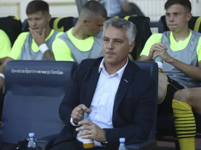 trener Radomelj Oliver Bogatinov- 01.10.2023 &ndash; nogomet &ndash; Radomlje: Koper, Prva liga Telemach, 10. krog //FOTO: Luka Cjuha