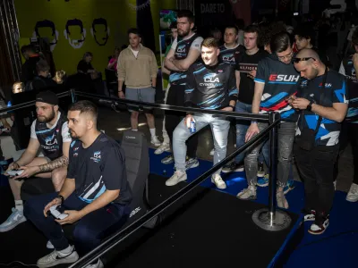 - 6.04.2024 &ndash; e-&scaron;port - Gamegang Show 2024, festival in tekmovanje v video igrah, Gospodarsko razstavi&scaron;če.  //FOTO: Nik Erik Neubauer