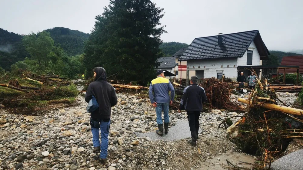 Letu&scaron; ob Savinji po poplavah 2023