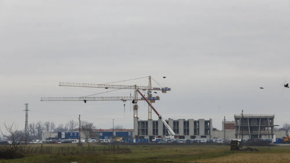 - 17.01.2024 - mo&scaron;ki zapor Dobrunje - Zavod za prestajanje kazni zapora Ljubljana - gradnja novega zaporskega kompleksa ob Litijski cesti, vzhodno od ljubljanske obvoznice //FOTO: Luka Cjuha
