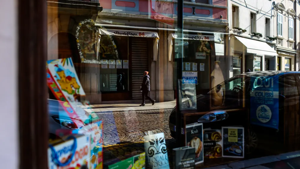 Gorica, Italija, Katoli&scaron;ka knjigarna v Gorici-- 21.01.2020 &ndash; Zamejski Slovenci v Italiji in Italijanska narodna skupnost oziroma italijanska manj&scaron;ina v Sloveniji &ndash; zamejstvo - zamejci<br><br><br><br>//FOTO: Bojan Velikonja<br>OPOMBA: REPORTAŽA O MANJ&Scaron;INAH ZA OBJEKTIV 2020