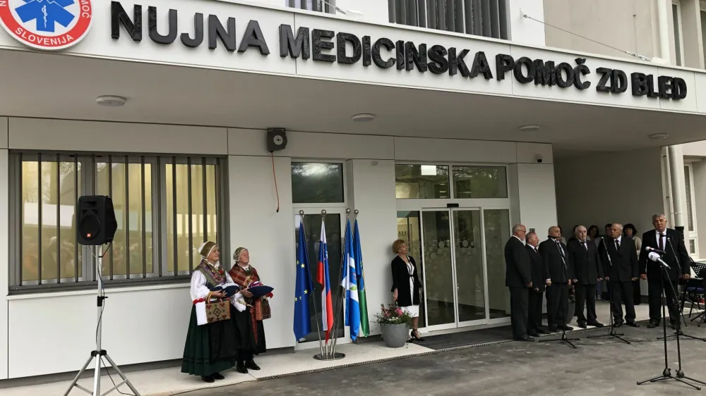 Otvoritev stavbe - nujna medicinska pomoč ZD Bled