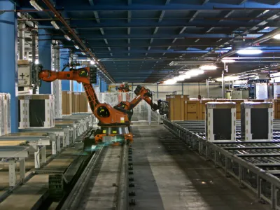 - avtomatizirano in robotizirano skladi&scaron;če -  - Podjetje Gorenje gospodinjski aparati d.d., Velenje. proizvodnja - proizvodni obrat - bela tehnika - //FOTO: Tomaž SkaleOPOMBA: ZA OBJAVO V PRILOGI &ndash; DNEVNIKOV OBJEKTIV - REPORTAŽA 2015