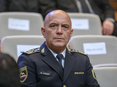 v. d. generalnega direktorja policije Bo&scaron;tjan Lindav- 23.12.2022 - Dan samostojnost in enotnosti 2022 - osrednja državna slovesnost - proslava&nbsp;//FOTO: Luka Cjuha