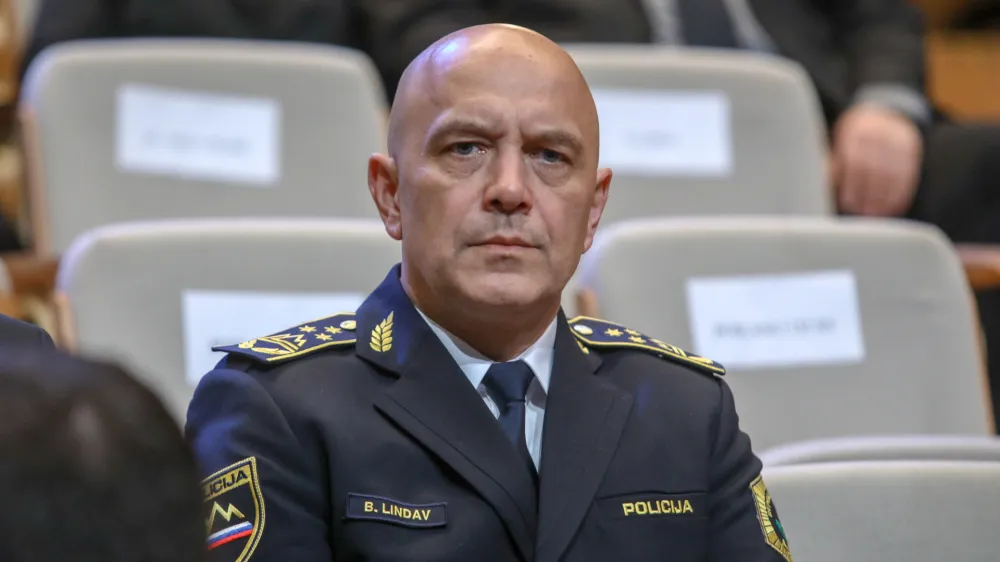 v. d. generalnega direktorja policije Bo&scaron;tjan Lindav- 23.12.2022 - Dan samostojnost in enotnosti 2022 - osrednja državna slovesnost - proslava&nbsp;//FOTO: Luka Cjuha