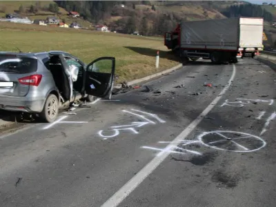 smrtna prometna nesreča Muta