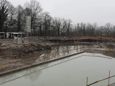 - 14.12.2023 - Kopali&scaron;če Vevče &ndash; prenova kopali&scaron;ča v izvedbi družbe VG5 &nbsp;//FOTO: Bojan Velikonja