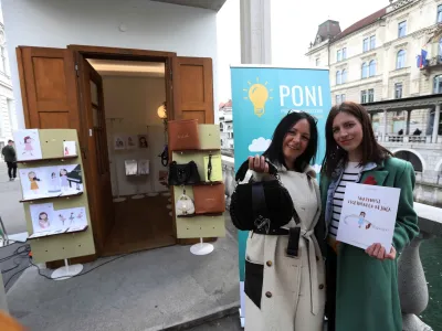 22.04.2024 - otvoritev Plečnikove trafike na Pre&scaron;ernivem trguFoto: Tomaž Skale