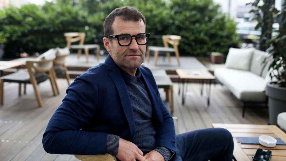 23.04.2024. Andrej Hauptman, &scaron;portni direktor kolesarske ekipe UAE (Združeni arabski Emirati) in biv&scaron;i profesionalni kolesar.//FOTO: Bojan Velikonja