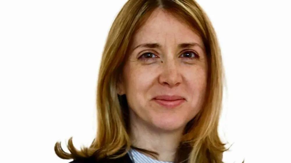 Veronika Rupnik Ženko- Redakcija Dnevnik 2024 - portreti za komentarje in kolumne - kolumnisti - komentatorji &ndash; novinarji - portret //FOTO: Luka Cjuha