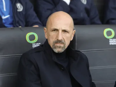 trener Celja Damir Krznar 02.03.2024 - nogomet - Olimpija &ndash; Celje, Prva liga Telemacha, 24. krog://FOTO: Luka Cjuha