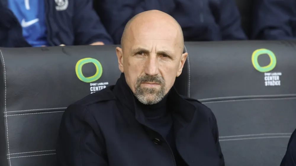 trener Celja Damir Krznar 02.03.2024 - nogomet - Olimpija &ndash; Celje, Prva liga Telemacha, 24. krog://FOTO: Luka Cjuha