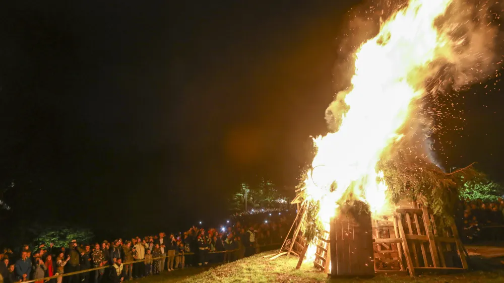 30.4.2023 - praznik 1. maj kresovanje na Rožniku 22. uri bo prižig kresa; LJUBLJANAFoto: Luka Cjuha