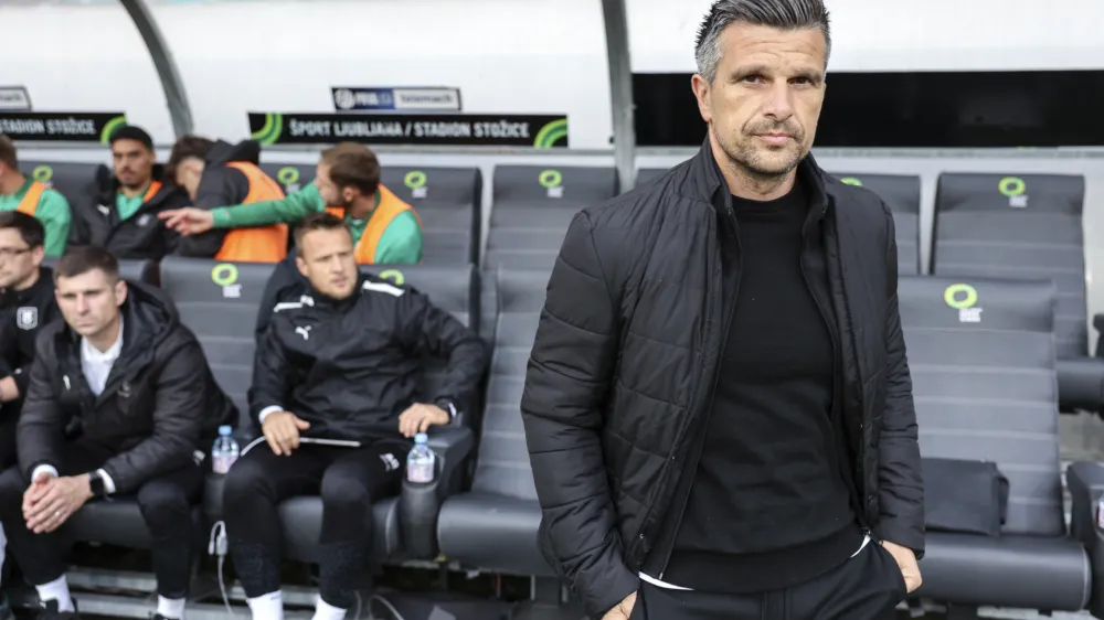 Zoran Zeljkovič- 17. 04. 2024 - nogomet - 1.SNL - Olimpija: Maribor //FOTO: Jaka Gasar
