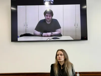 Julija Adle&scaron;ič danes na sodi&scaron;ču.