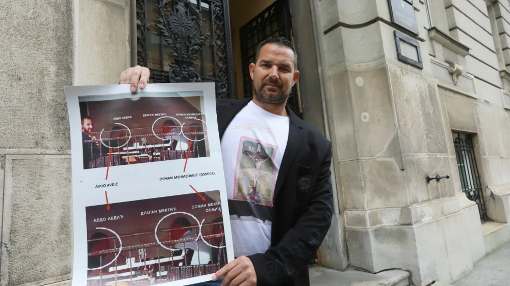 Rok Snežič na dana&scaron;nji obravnavi na mariborskem sodi&scaron;ču.