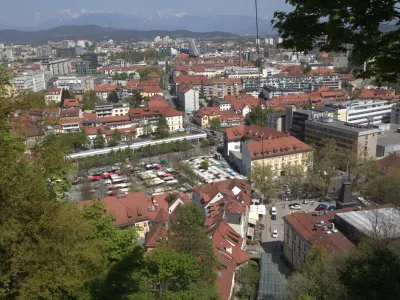 12.04.2024 - simbolična fotografija Ljubljana - panorama - vizija Ljubljane 2045Foto: Luka Cjuha