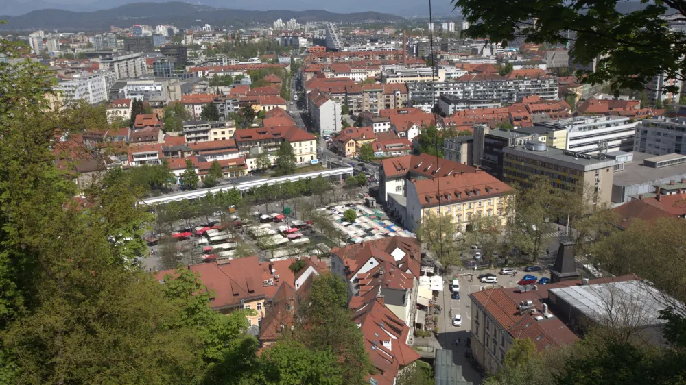 12.04.2024 - simbolična fotografija Ljubljana - panorama - vizija Ljubljane 2045Foto: Luka Cjuha