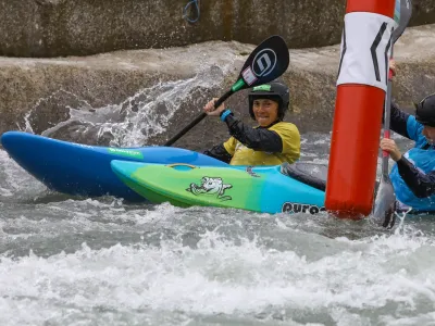 Eva Terčelj16.05.2024 - ECA evropsko prvenstvo v slalomu na divjih vodah - kajak in kanu Tacen 2024FOTO: LUka Cjuha