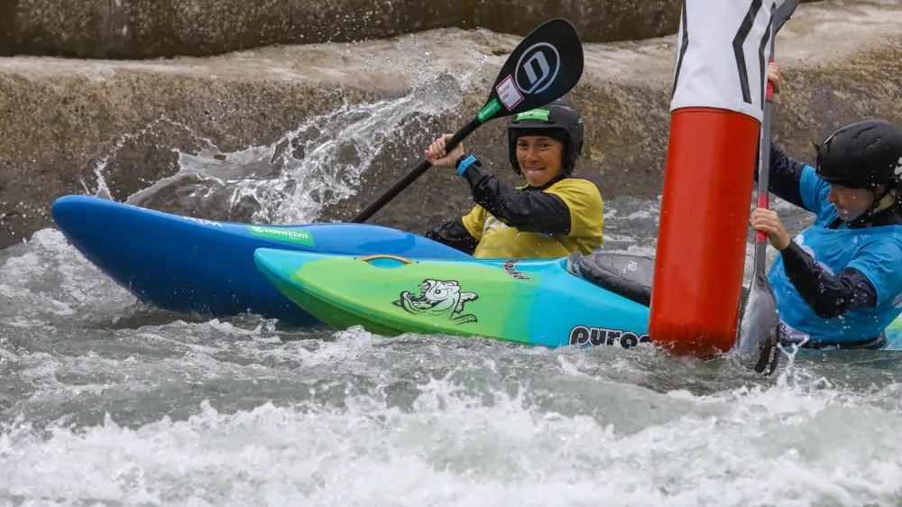 Eva Terčelj16.05.2024 - ECA evropsko prvenstvo v slalomu na divjih vodah - kajak in kanu Tacen 2024FOTO: LUka Cjuha