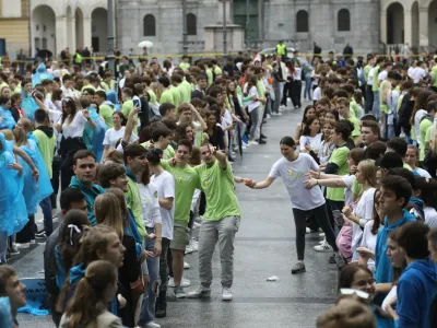 21.5.2024 marurantski ples, četvorka Kongresni trg Foto Luka Cjuha