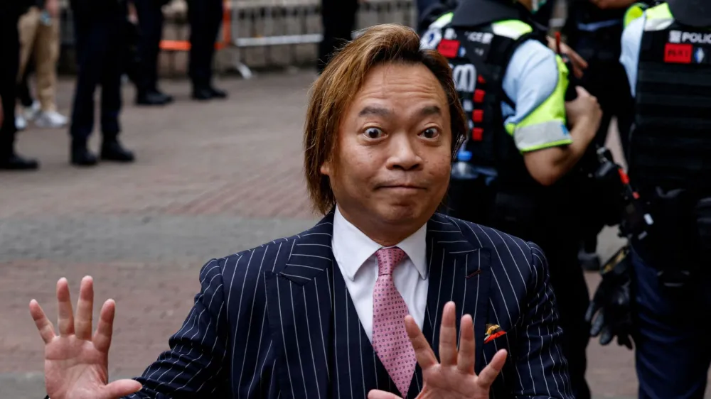 Lawrence Lau Wai-chung arrives at the West Kowloon Magistrates' Courts building, before the verdict of the&nbsp;47&nbsp;pro-democracy&nbsp;activists&nbsp;charged under the national security law, in Hong Kong, China, May 30, 2024. REUTERS/Tyrone Siu   TPX IMAGES OF THE DAY