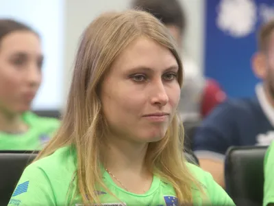 - Maru&scaron;a Mi&scaron;ma&scaron;-15.02.2024 - Atletska zveza Slovenije (AZS) - podpis pogodbe med AZS in atleti za sezono 2024. FOTO: Bojan Velikonja