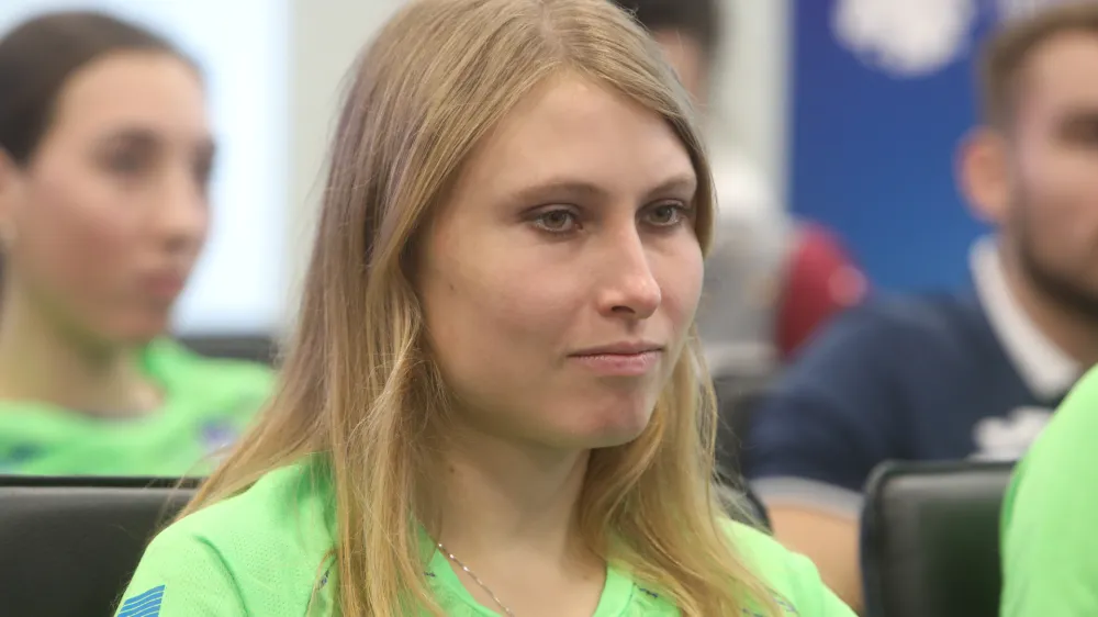 - Maru&scaron;a Mi&scaron;ma&scaron;-15.02.2024 - Atletska zveza Slovenije (AZS) - podpis pogodbe med AZS in atleti za sezono 2024. FOTO: Bojan Velikonja