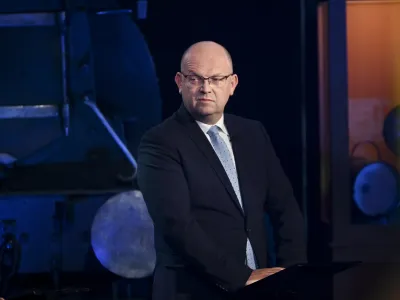 Klemen Gro&scaron;elj- 03.06.2024 - predvolilno soočenje predstavnikov osmih kandidatnih list, ki kandidirajo na evropskih volitvah; POP TV, LJUBLJANA