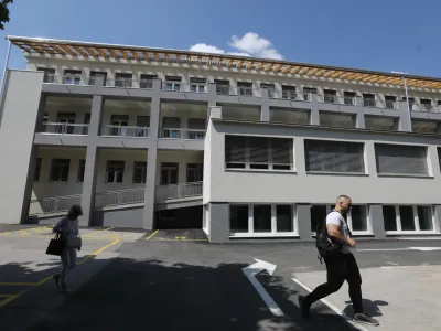 7.6.2024 slovesno odprtje prenovljene in energetsko sanirane Negovalne bolni&scaron;nice na Vrazovem trgu foto luka cjuha