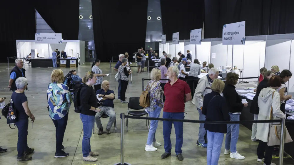 - 04.06.2024 - predčasne volitve in referendum - Gospodarsko razstavi&scaron;če //FOTO: Jaka Gasar